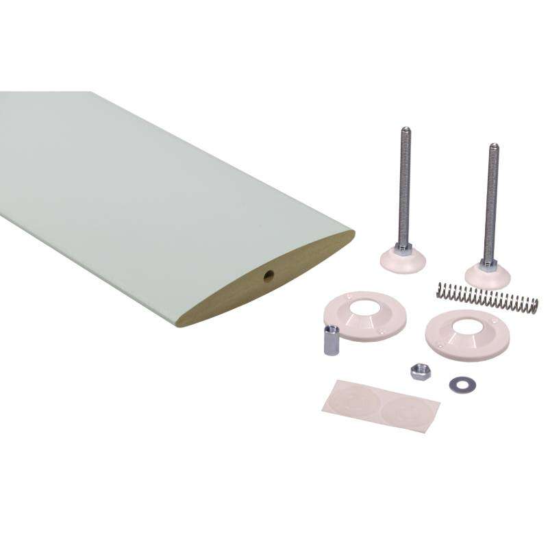 Image du produit PANIDUR - Lame Orientable Amovible Blanc M&eacute;tal - 28 x 180 x 2400 mm