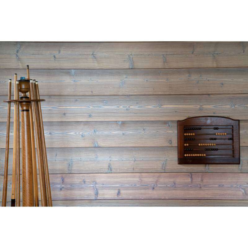 Image du produit Lambris Mural / Bardage NOIR & BOIS - Epic&eacute;a AB - Sabayon - Bross&eacute; - 20 x 182 x 2950 mm (2.685 m&sup2;)