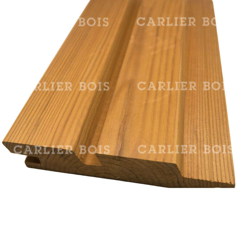 Image du produit Bardage Sapin Thermowood "Profil Double  faux ajour&eacute;" - 27 x 122 mm(s)