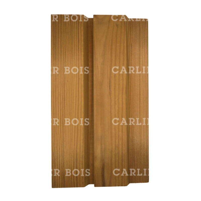 Image du produit Bardage Sapin Thermowood "Profil Double  faux ajour&eacute;" - 27 x 122 mm(s)