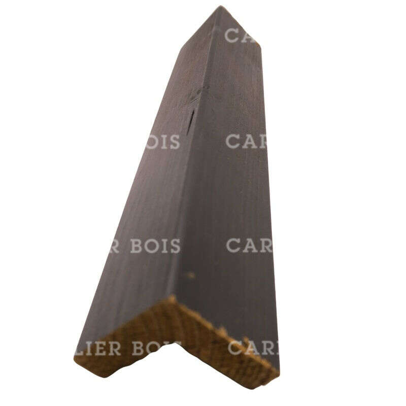 Image du produit Corni&egrave;re Bardage Thermowood Noir RAL 7005 - 43 x 43 mm (Int: 31 mm)  - Long. 300 cm