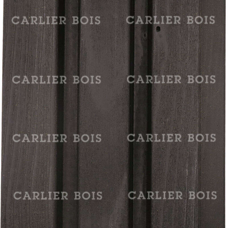Image du produit Bardage Pin Thermowood "Triple 32 "  Noir - 32 x 140 mm (132 mm utile)