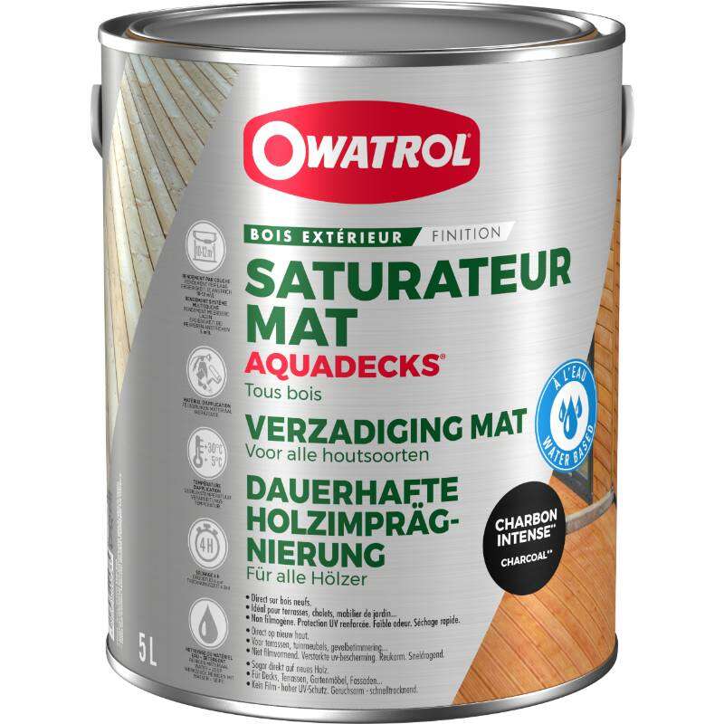 Image du produit Owatrol Aquadecks&reg; - Saturateur Mat - Diverses Teintes 1 & 5 L