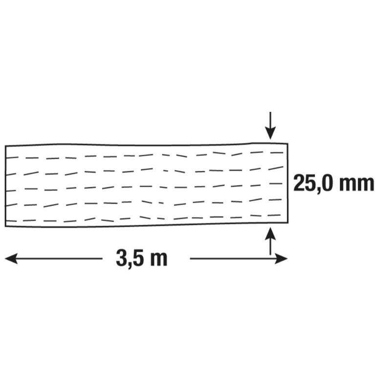 Image du produit Sangle - Polypropyl&egrave;ne - Charge max. : 245 kg - 25 mm x 3,5 M&egrave;tres