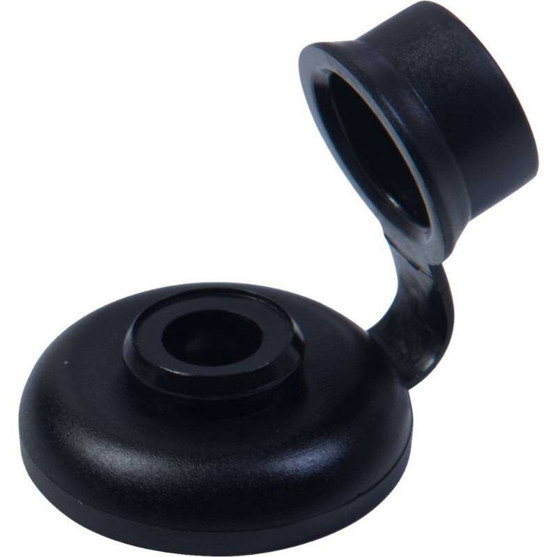 Image du produit Cache-Vis &agrave; Chapeau - PVC - Noir - 7 mm