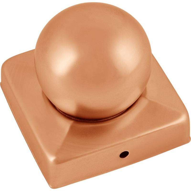 Image du produit Capuchon / Chapeau de Poteau - Avec Boule - Cuivre