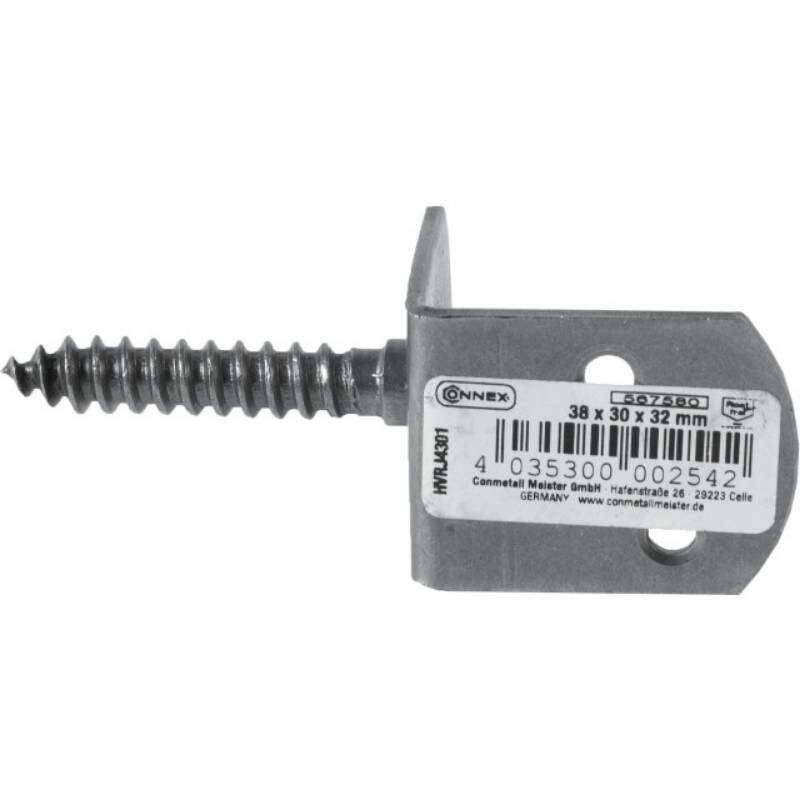 Image du produit Ferrure en L - Inox - 38 x 30 x 32 mm