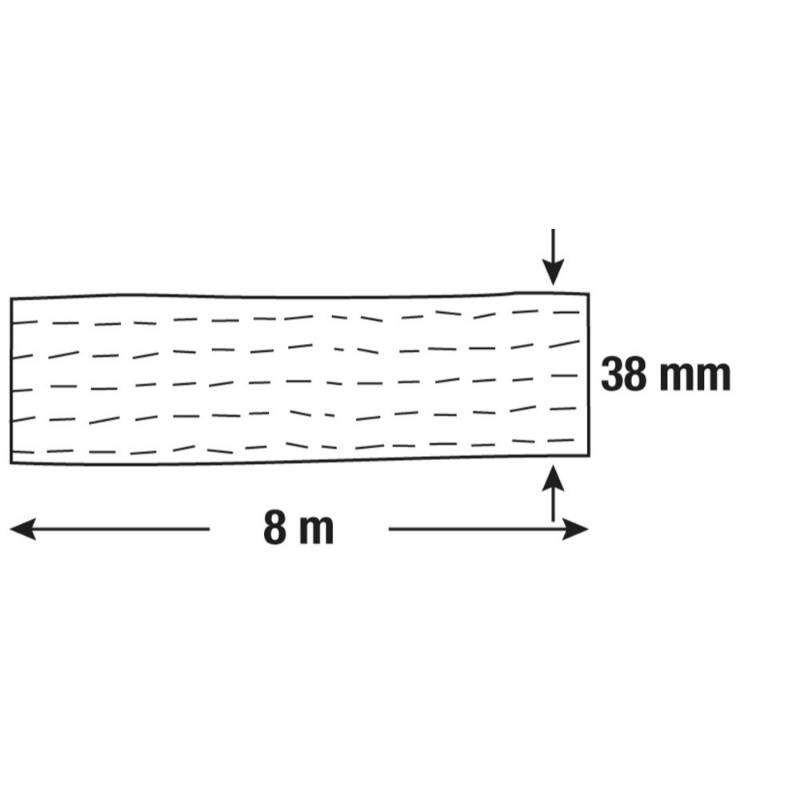Image du produit Sangle avec cliquet-tendeur - Polyester - Charge max. : 3000 kg - 38 mm x 8 M&egrave;tres
