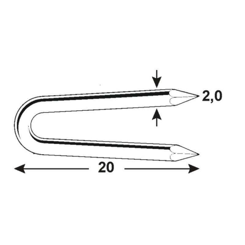 Image du produit Crampon - Zinc