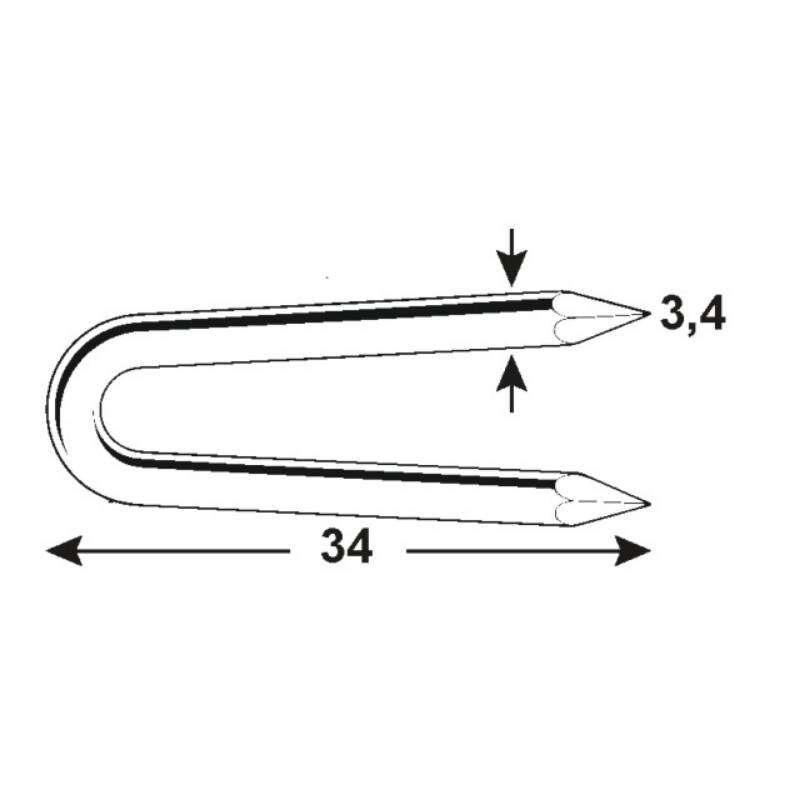 Image du produit Crampon - Zinc