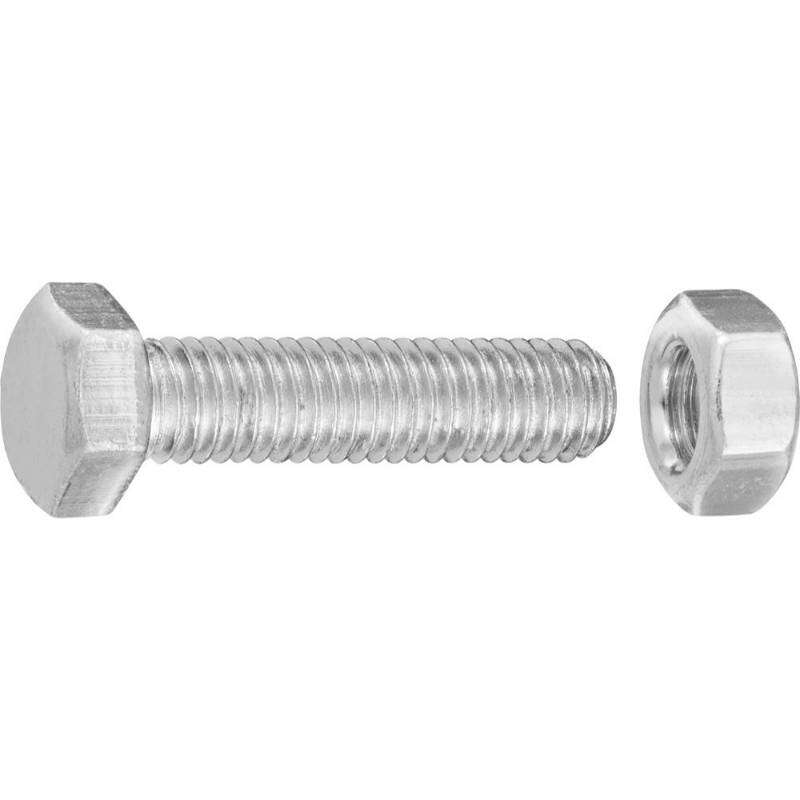Image du produit Boulon &agrave; T&ecirc;te Hexagonale - Acier Galvanis&eacute; - M5