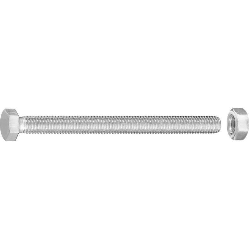 Image du produit Boulon &agrave; T&ecirc;te Hexagonale - Acier Galvanis&eacute; - M5