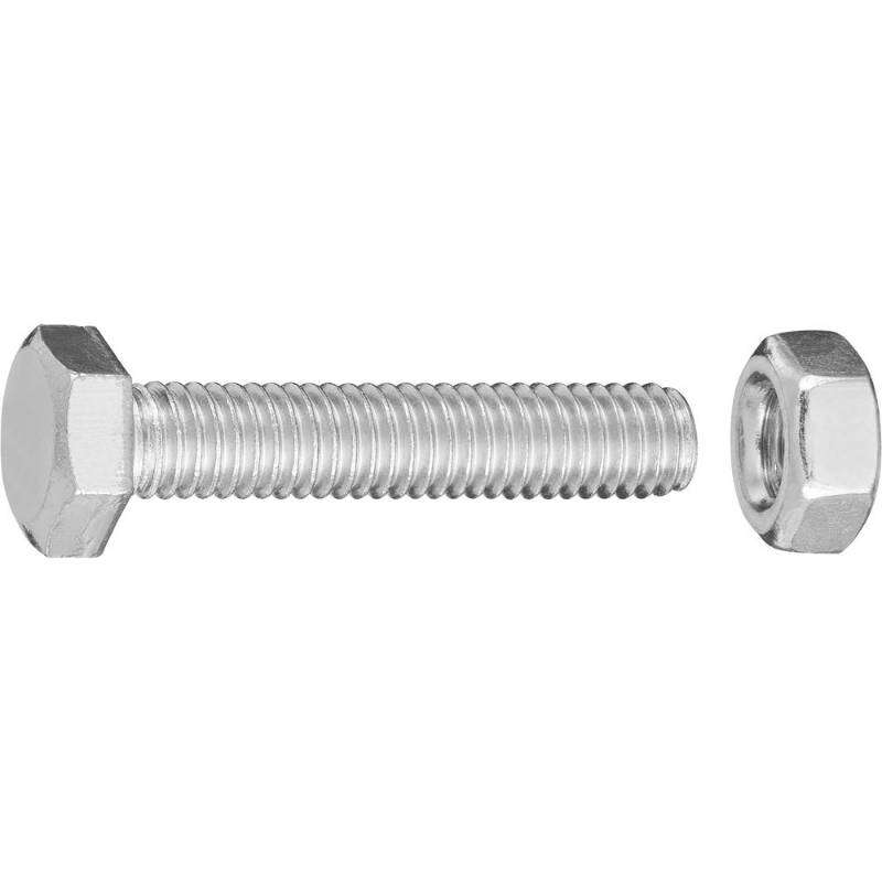 Image du produit Boulon &agrave; T&ecirc;te Hexagonale - Acier Galvanis&eacute; - M6
