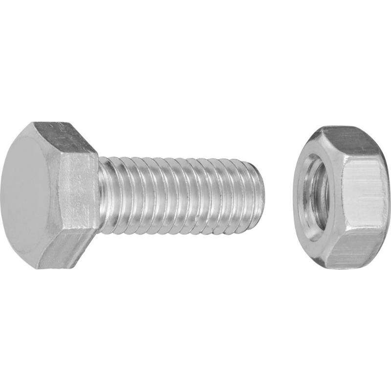 Image du produit Boulon &agrave; T&ecirc;te Hexagonale - Acier Galvanis&eacute; - M8