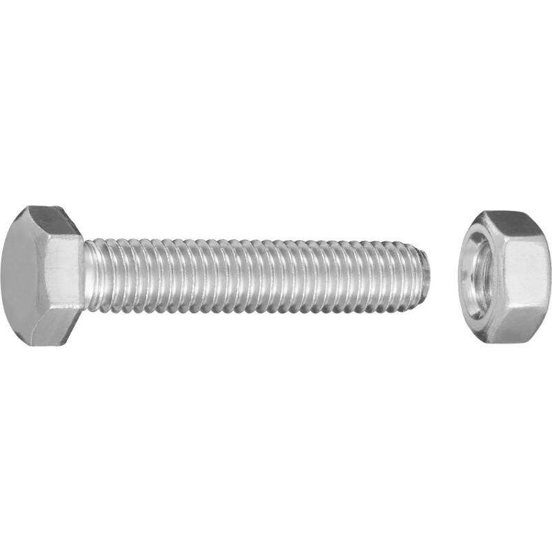 Image du produit Boulon &agrave; T&ecirc;te Hexagonale - Acier Galvanis&eacute; - M8