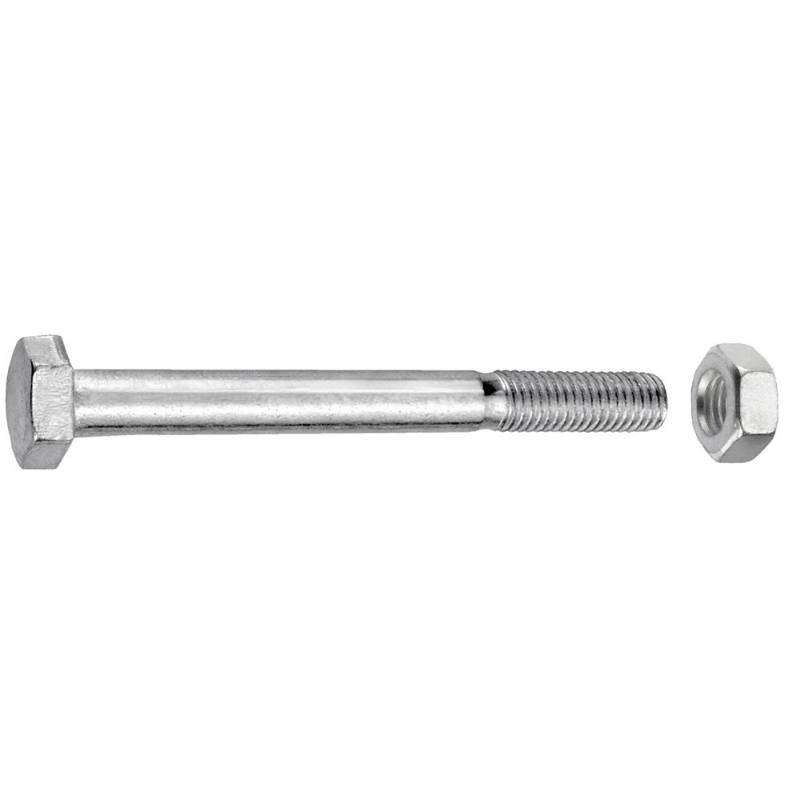 Image du produit Boulon &agrave; T&ecirc;te Hexagonale - Acier Galvanis&eacute; - M8