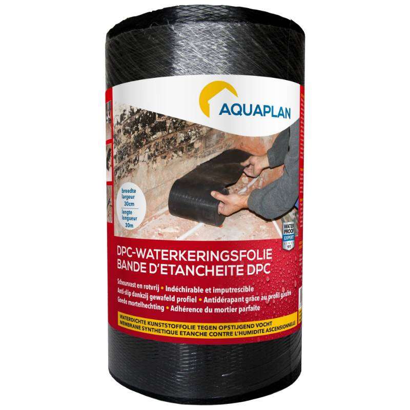 Image du produit Aquaplan - Bande d'Etanch&eacute;it&eacute; DPC 30 m / largeur 10 ou 30 cm)