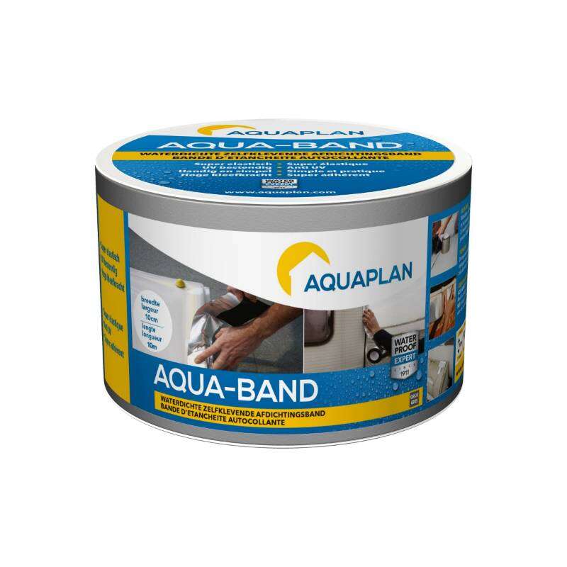 Image du produit Aquaplan - Aqua-Band / Bande d'Etanch&eacute;it&eacute; Autocollante - Gris - 10 cm x 10 m