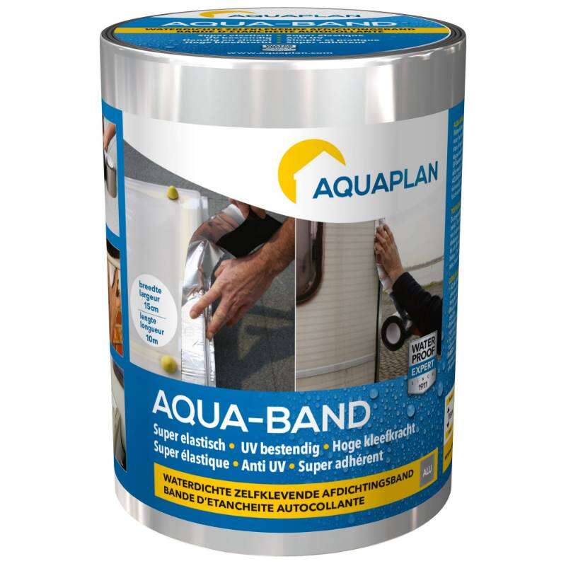 Image du produit Aquaplan - Aqua-Band / Bande d'Etanch&eacute;it&eacute; Autocollante - Alu - 15 cm x 10 m