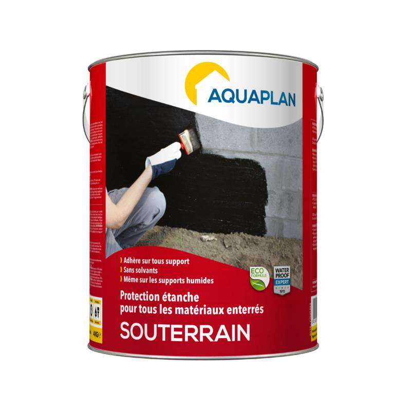 Image du produit Aquaplan - Protection &eacute;tanche pour Mat&eacute;riaux enterr&eacute;s (Souterrain) (4 Kg)