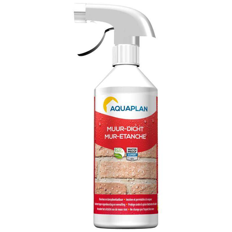 Image du produit Aquaplan - Mur-Etanche (Protection Hydrofuge pour mur int&eacute;rieur & ext&eacute;rieur) 