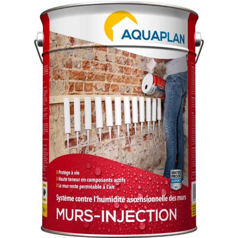 Image du produit Aquaplan - Murs-Injection (contre l'humidit&eacute; ascensionnelle des murs)