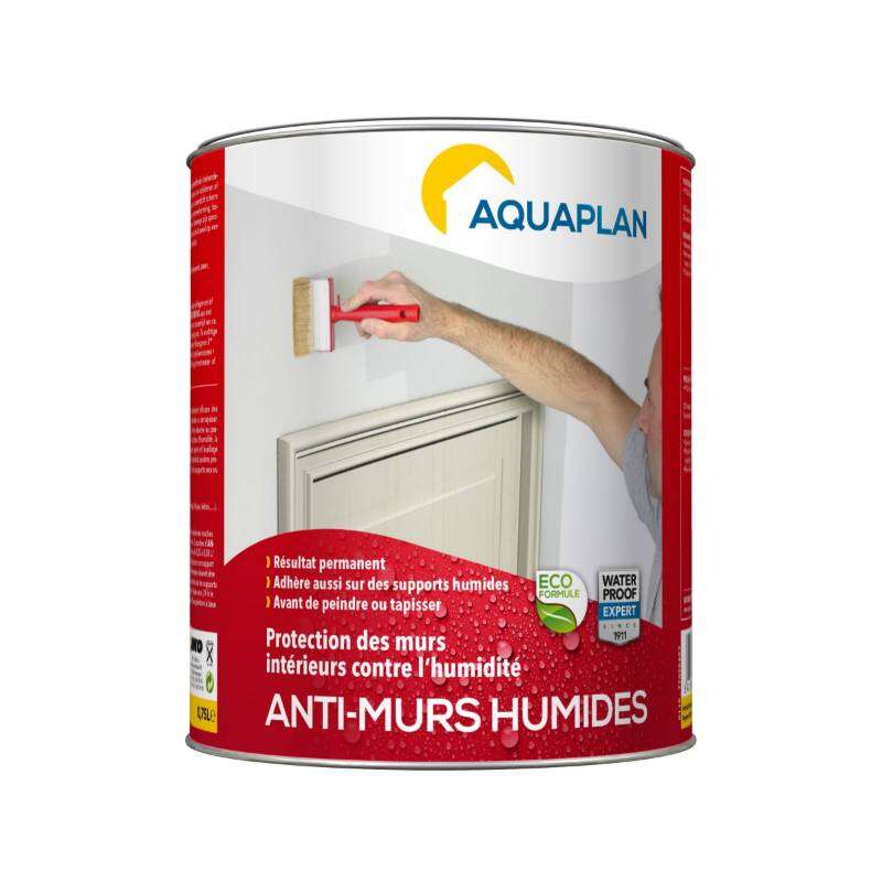 Image du produit Aquaplan - Anti-Murs Humides (Protection des Murs int&eacute;rieurs contre l'humidit&eacute;)