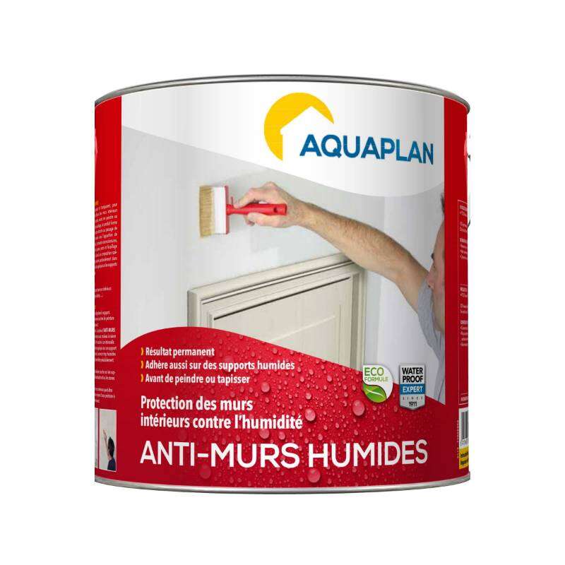 Image du produit Aquaplan - Anti-Murs Humides (Protection des Murs int&eacute;rieurs contre l'humidit&eacute;)