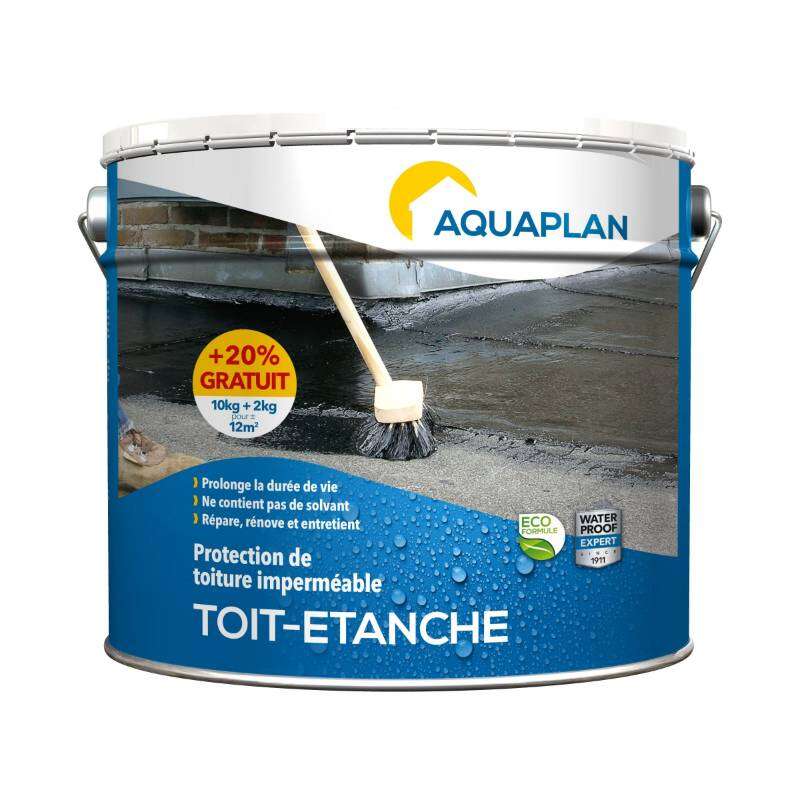 Image du produit Aquaplan - Toit-Etanche (Protection de Toiture imperm&eacute;able) (10 kg + 20 %)