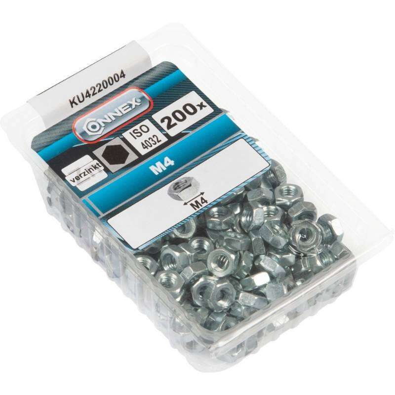 Image du produit Ecrou Hexagonal - Acier Galvanis&eacute; - M4