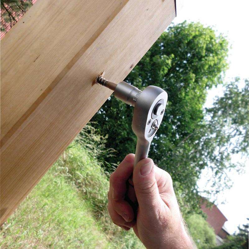Image du produit Tirefond (Hexagonal) - Filetage &agrave; Bois - Inox A2 - &Oslash; 8 mm