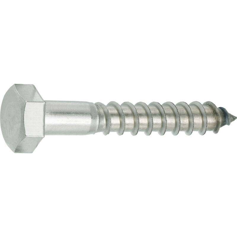 Image du produit Tirefond (Hexagonal) - Filetage &agrave; Bois - Inox A2 - &Oslash; 8 mm