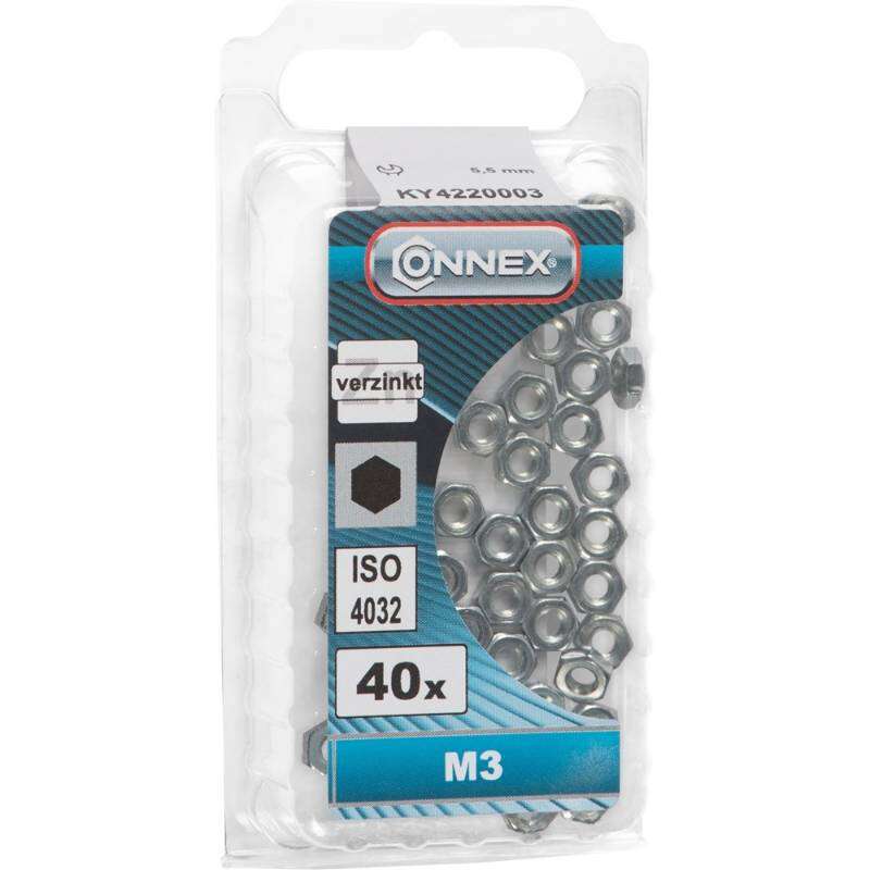 Image du produit Ecrou Hexagonal - Acier Galvanis&eacute; - M3