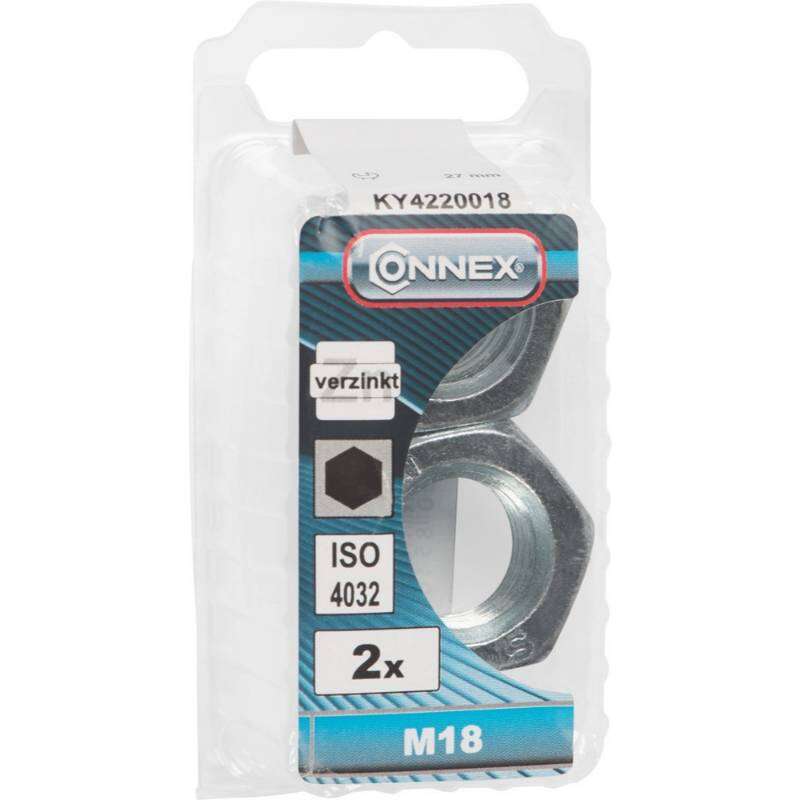 Image du produit Ecrou Hexagonal - Acier Galvanis&eacute; - M18