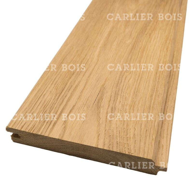 Image du produit Bardage Ch&ecirc;ne Rustique - Rainur&eacute;/languett&eacute; - 21 x 130 mm (s/ Fabrication)
