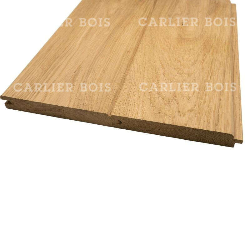 Image du produit Bardage Ch&ecirc;ne Rustique - Rainur&eacute;/languett&eacute; - 21 x 130 mm (s/ Fabrication)