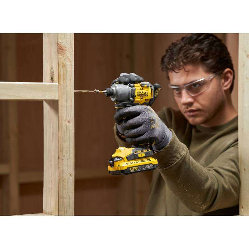 Image du produit Stanley V20 Visseuse &agrave; choc 203Nm 18V, 2 x 2.0Ah SFMCF830D2K-QW