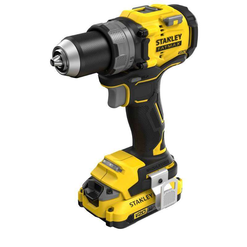 Image du produit Stanley V20 Perceuse Visseuse BL 80Nm 18V, 2 x 2.0Ah SFMCD725D2K-QW