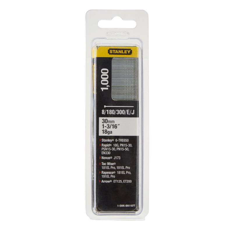 Image du produit Stanley Clous 30mm Type J - 1000pc 1-SWKBN1187T