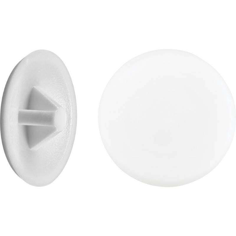 Image du produit Capuchon de recouvrement (pour PZ 2) - PVC - Blanc - &Oslash; 12 mm (50 pi&egrave;ces)