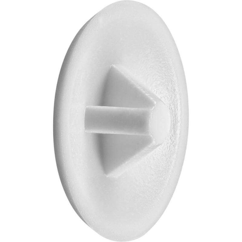 Image du produit Capuchon de recouvrement (pour PZ 2) - PVC - Blanc - &Oslash; 12 mm (50 pi&egrave;ces)