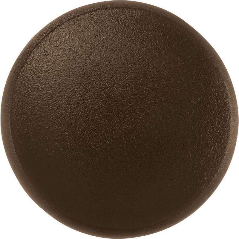 Image du produit Capuchon de recouvrement (pour PZ 2) - PVC - Brun fonc&eacute; - &Oslash; 12 mm (50 pi&egrave;ces)