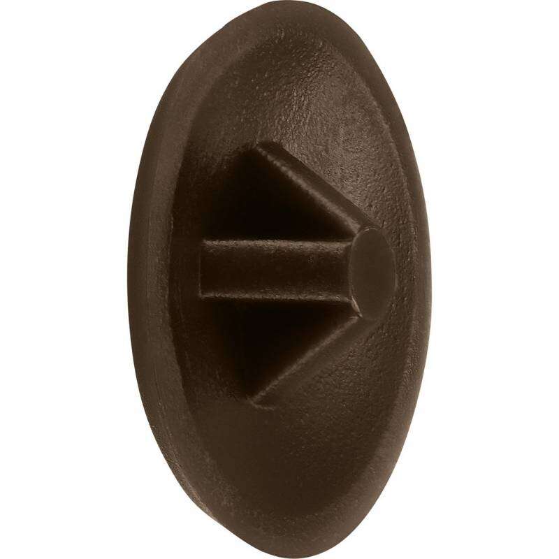 Image du produit Capuchon de recouvrement (pour PZ 2) - PVC - Brun fonc&eacute; - &Oslash; 12 mm (50 pi&egrave;ces)