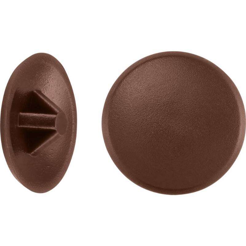 Image du produit Capuchon de recouvrement (pour PZ 2) - PVC - Brun moyen (Manhattan) - &Oslash; 12 mm (50 pi&egrave;ces)