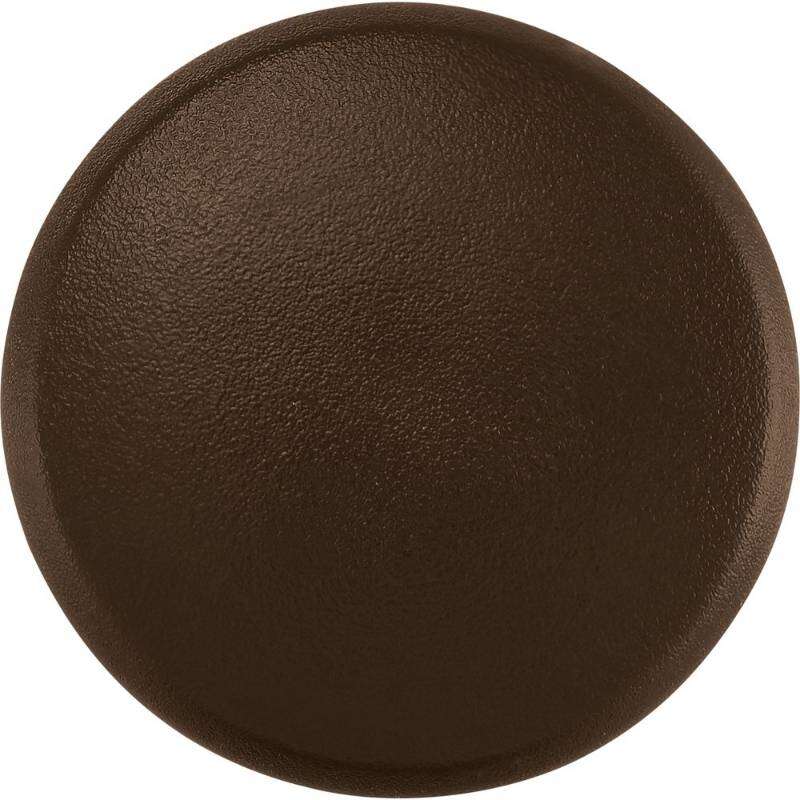 Image du produit Capuchon de recouvrement (pour PZ 2) - PVC - Brun moyen (Manhattan) - &Oslash; 12 mm (50 pi&egrave;ces)