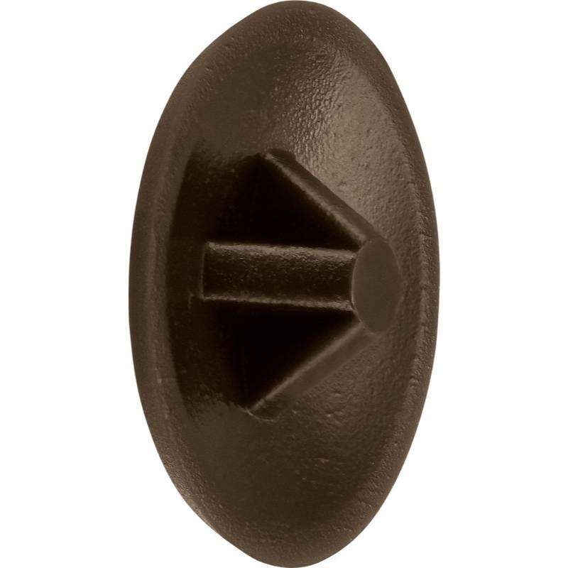 Image du produit Capuchon de recouvrement (pour PZ 2) - PVC - Brun moyen (Manhattan) - &Oslash; 12 mm (50 pi&egrave;ces)