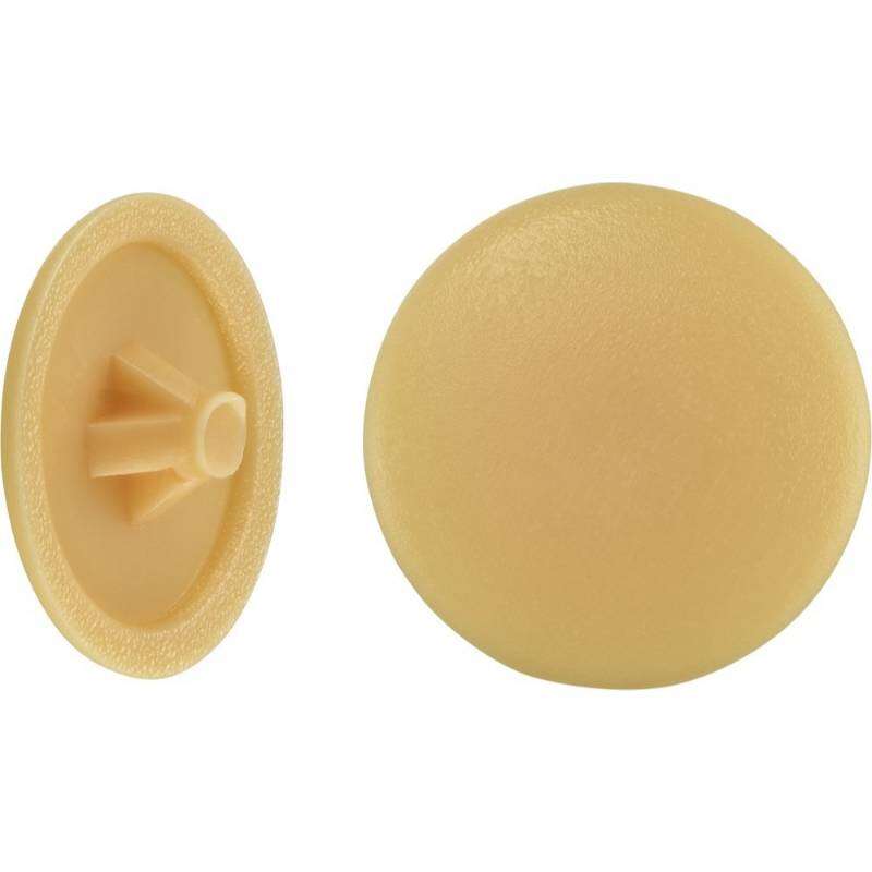 Image du produit Capuchon de recouvrement (pour PZ 2) - PVC - Beige - &Oslash; 12 mm (50 pi&egrave;ces)
