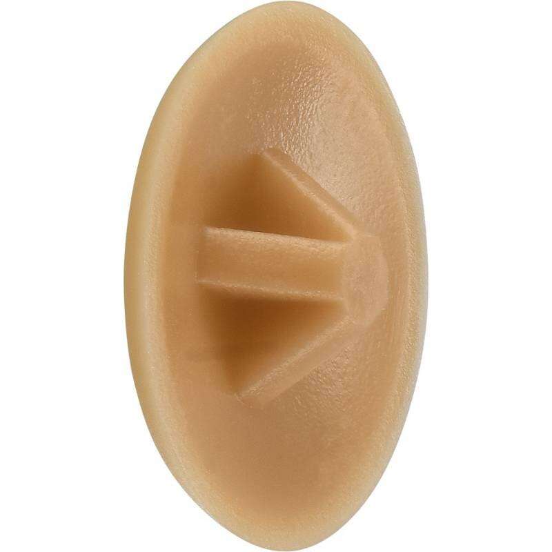 Image du produit Capuchon de recouvrement (pour PZ 2) - PVC - Brun clair - &Oslash; 12 mm (50 pi&egrave;ces)