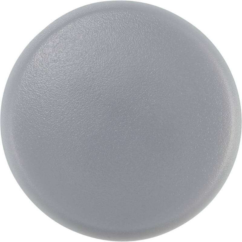 Image du produit Capuchon de recouvrement (pour PZ 2) - PVC - Gris - &Oslash; 12 mm (50 pi&egrave;ces)