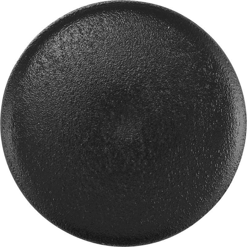 Image du produit Capuchon de recouvrement (pour PZ 2) - PVC - Noir - &Oslash; 12 mm (50 pi&egrave;ces)